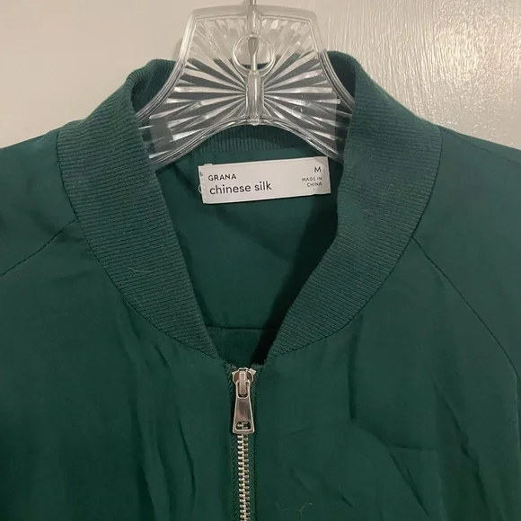 Grana Silk Bomber Sz M - Picture 7 of 12